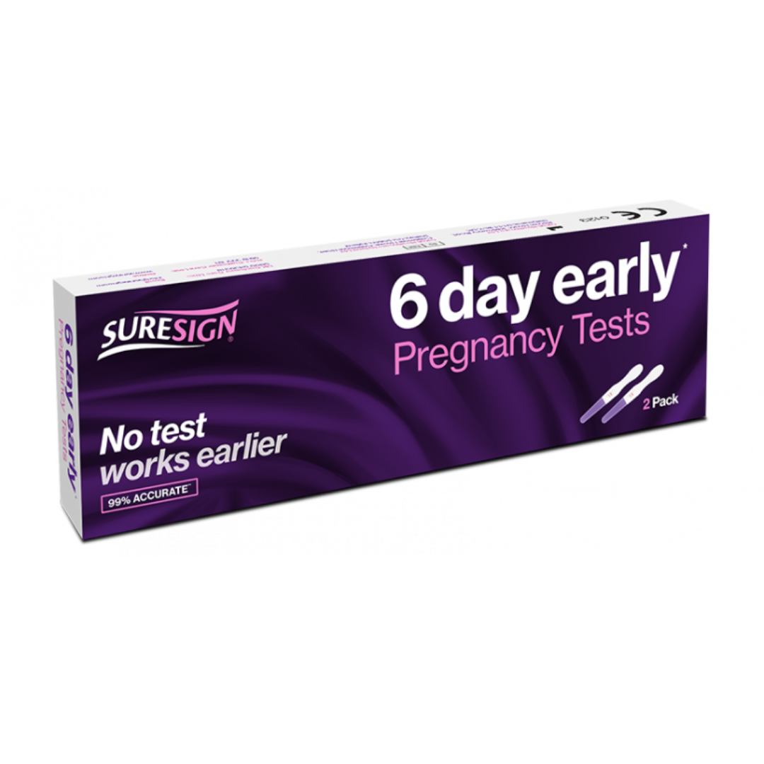 suresign-6-day-early-pregnancy-tests-2-pack-kennedy-s-pharmacy