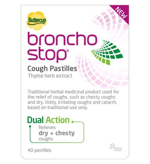 Bronchostop Cough Pastilles - 40 Pastilles