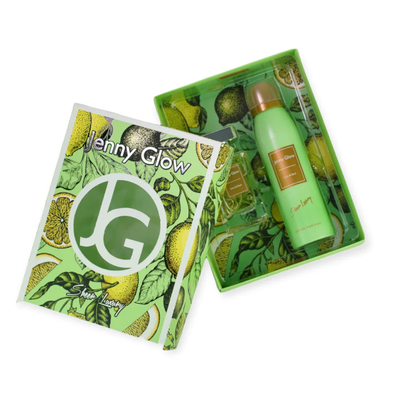 Jenny Glow Lime Basil Body Spray and Fragrance Set Gift Sets