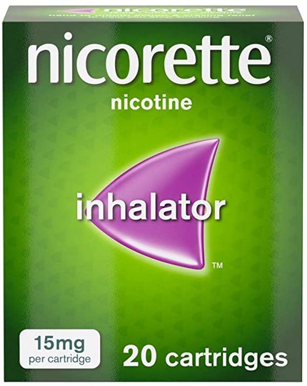 Nicorette 15mg Inhalator 20 Cartridges