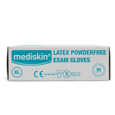 Mediskin Latex Powder Free Exam Gloves XL