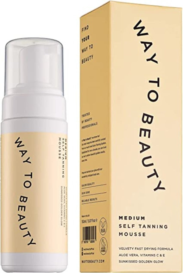 Way to Beauty Self Tanning Mousse (Medium)