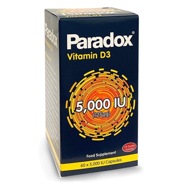 Paradox Vitamin D3 5000 IU (60 capsules)