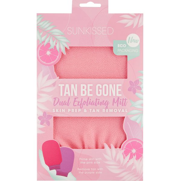 Sunkissed Tan Be Gone Exfoliating Mitt Sunkissing Tanning Mitt