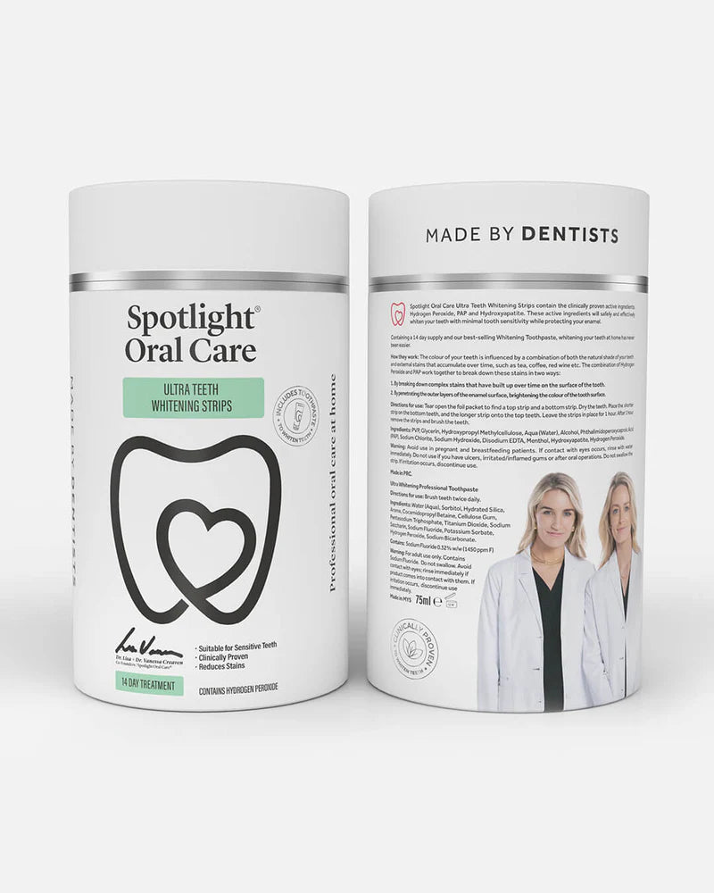 Spotlight Oral Care Ultra Teeth Whitening Strips - 14 Day Supply