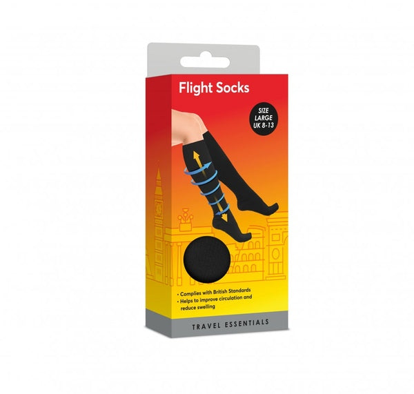 Safe & Sound Flight Socks (Size Large UK 8-13)