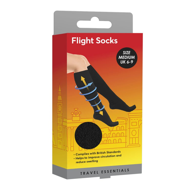 Safe & Sound Flight Socks (Size Medium UK 6-9)