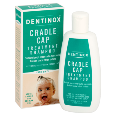 Dentinox Cradle Cap Shampoo 125ml packaging