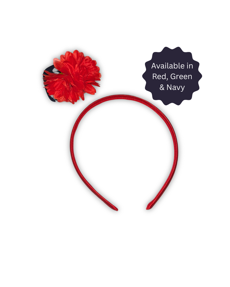 Back to School Kids Hairband & Bobble Set
