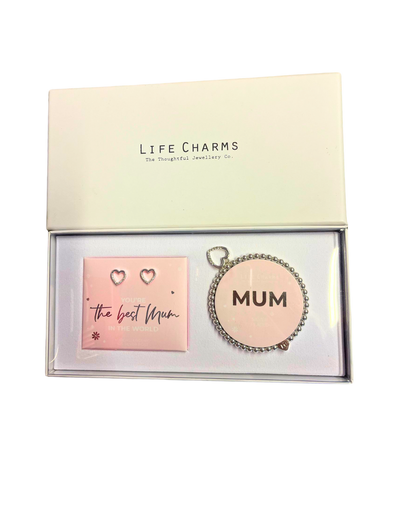 Life Charms The Best Mum Jewellery Gift Set