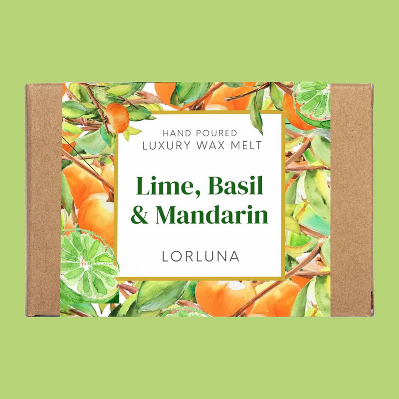 Lorluna - Lime, Basil & Mandarin Luxury Wax Melts