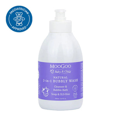 MooGoo Baby & Child Natural 2-in-1 Bubbly Wash 500ml