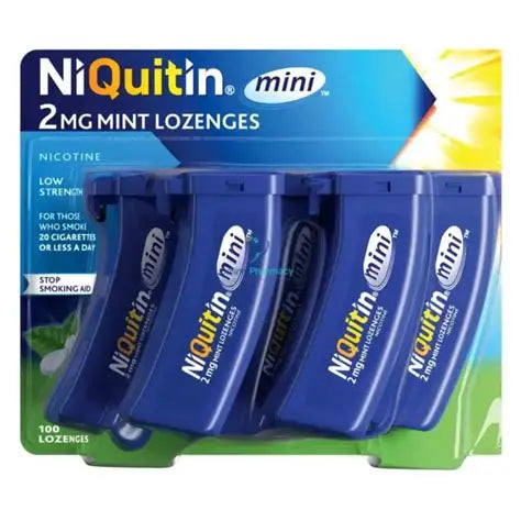 Niquitin Minis Nicotine Lozenges 2mg Mint