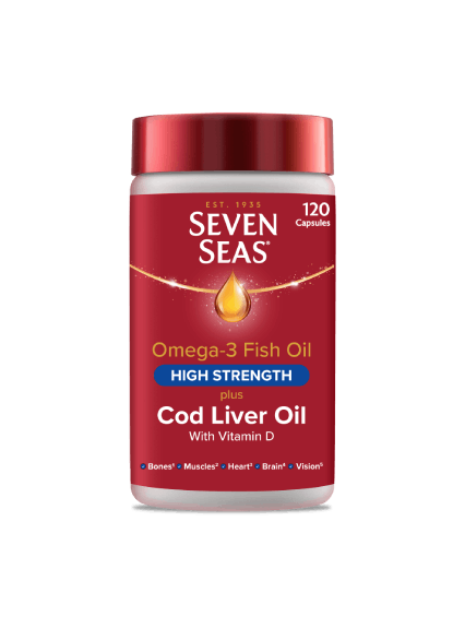 Seven Seas Cod Liver Oil High Strength (120 capsules)
