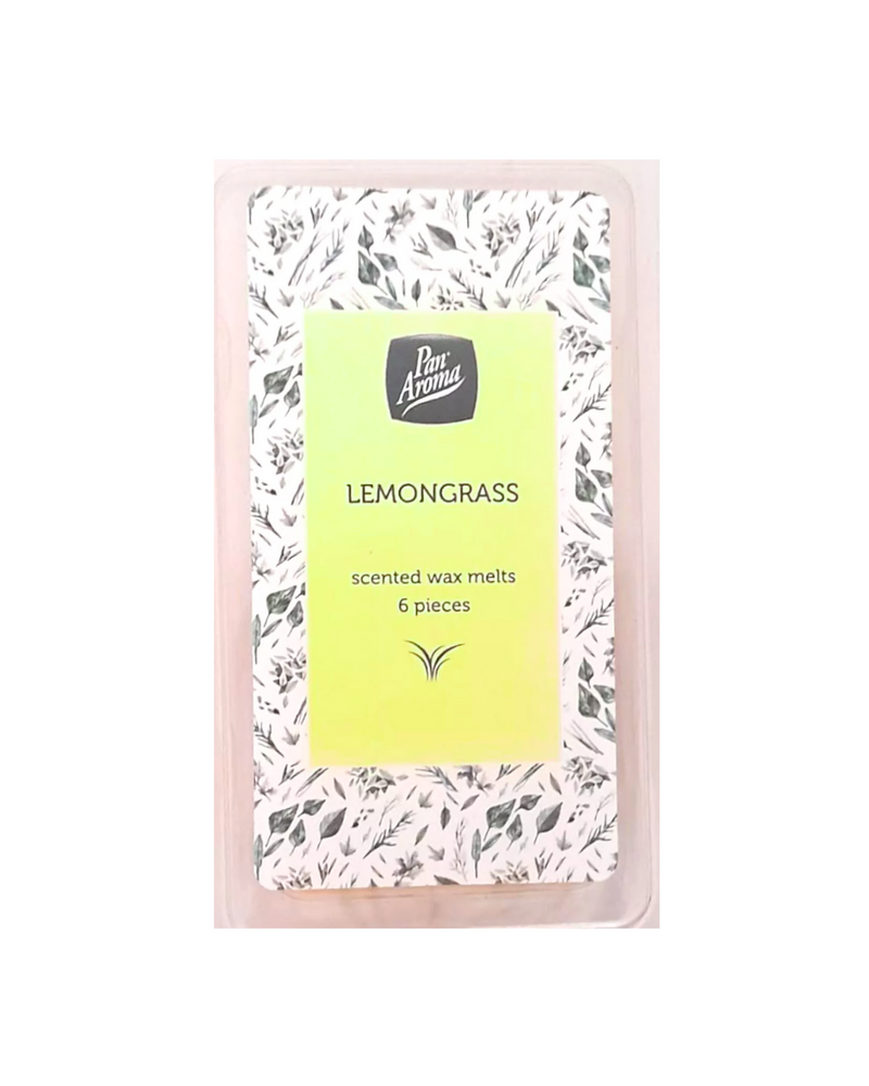 Pan Aroma Scented Wax Melts - Lemongrass (6 Pack)