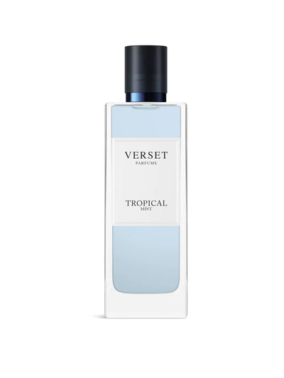 Verset Parfums Tropical bottle on a white background
