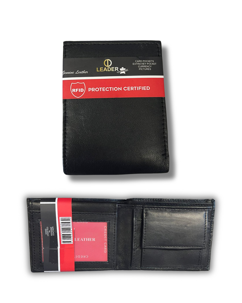 Leader Mens Leather Wallet