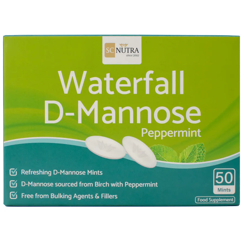 SC Nutra Waterfall D-Mannose Peppermint 50 Mints