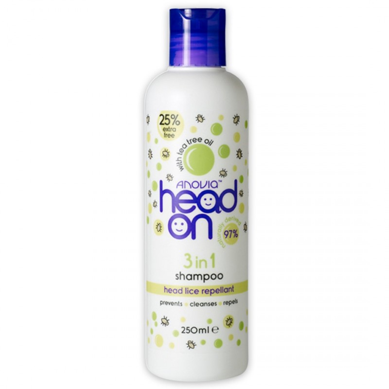 Anovia Head On 3 in 1 Shampoo - Head Lice Repellent 250ml