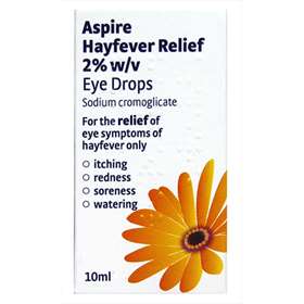 Aspire Hayfever Relief Eye Drops 10ml