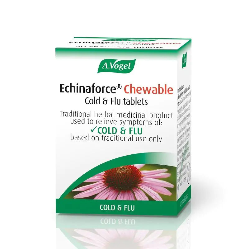 A Vogel Echinaforce Chewable Cold & Flu 80 Tablets
