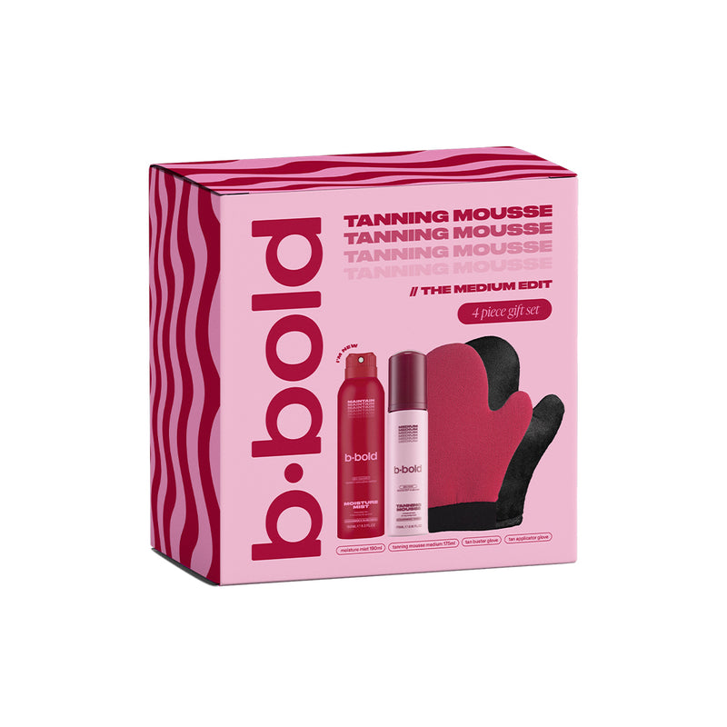 bBold 4 Piece Tanning Gift Set - The Medium Edit