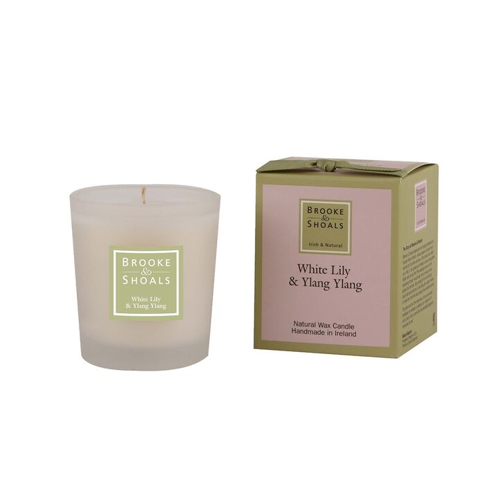 Brooke & Shoals - White Lily & Ylang Ylang Scented Candle (70g)