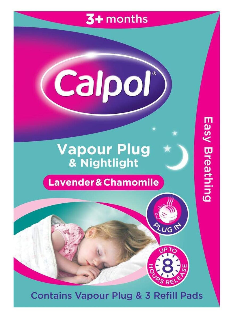 Calpol - Vapour Plug & Nightlight Lavender and Chamomile