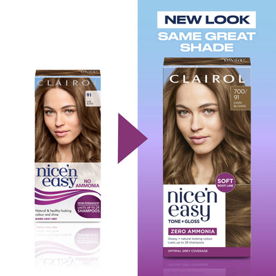 Clairol Nice 'N Easy hair color new packaging