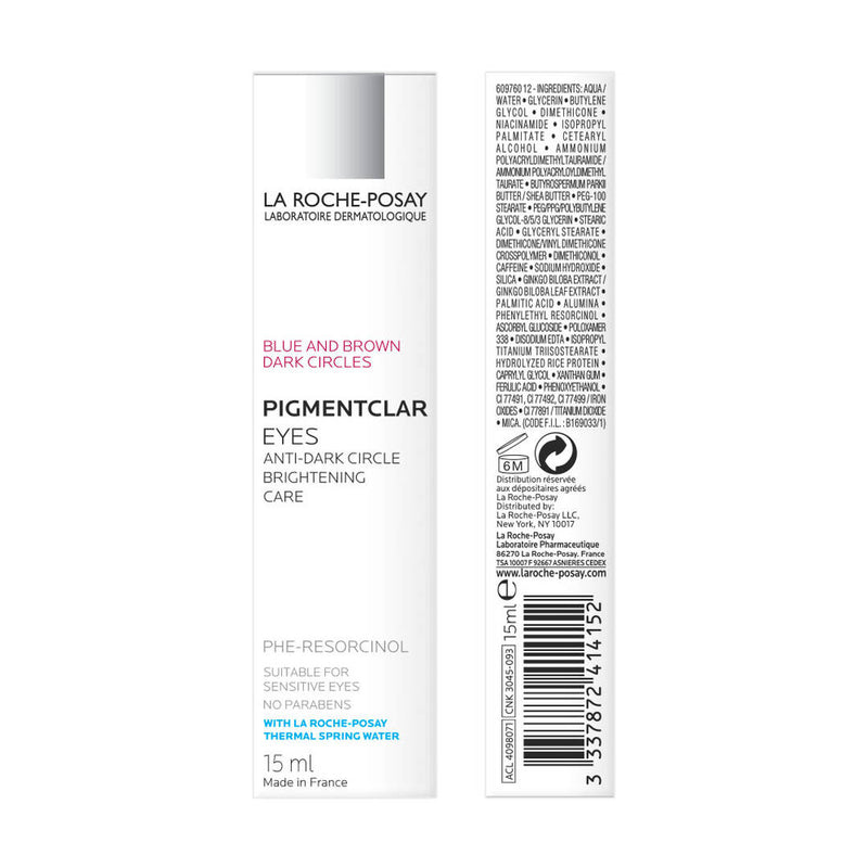 La Roche-Posay Pigmentclar Eyes packaging on a white background