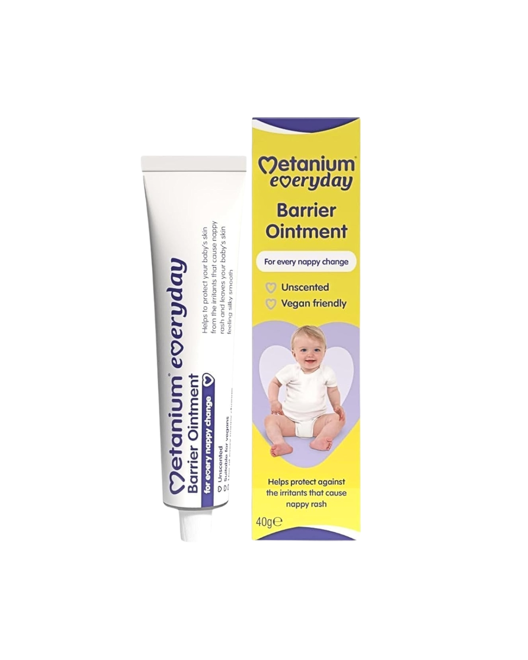 Yellow Mtanium Metanium Everyday Barrier Ointment 40g | Deliver To Ireland and UK ...