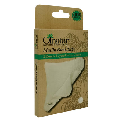 Olnatur Muslin Face Cloth Pack of 2