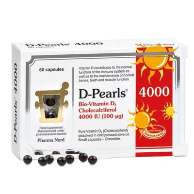 Pharma Nord D-Pearls Bio-Vitamin D3 4000IU - 60 Capsules