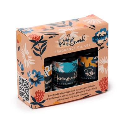 Pick of the Bunch Set of 3 Fragrance Oils - Rose, Honeysuckle, Opium