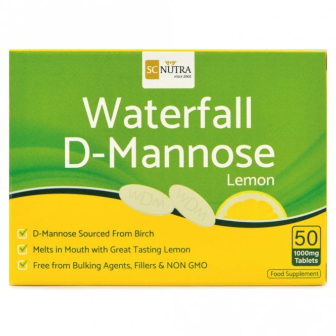 SC Nutra - Waterfall D-Mannose Lemon 1000mg Caplets