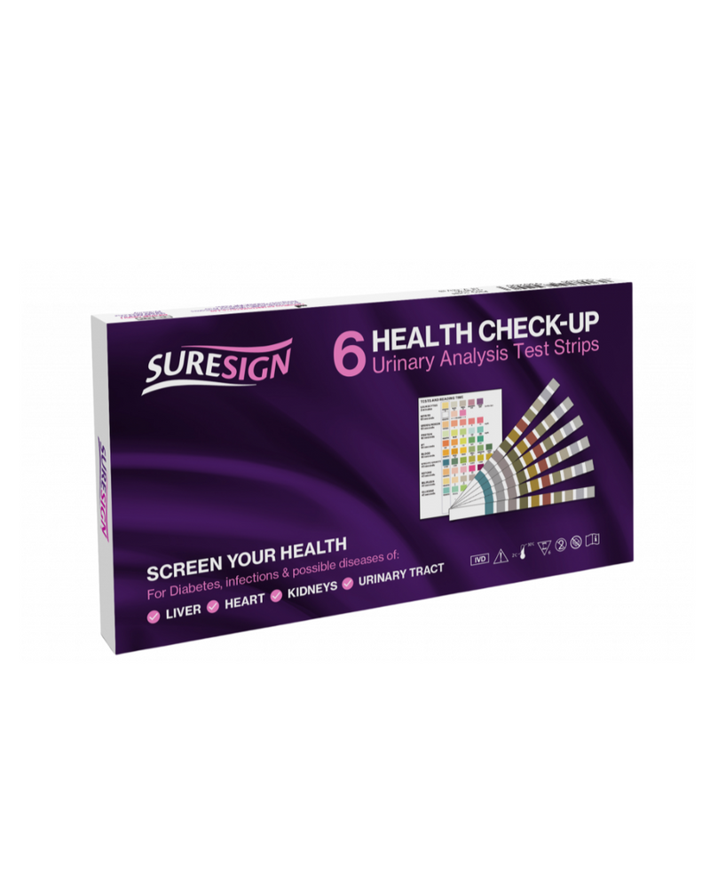 Suresign Health Check-Up Urinary Analysis 6 Test Strips