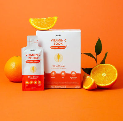 Zooki Vitamin C Citrus Orange (30 Sachets) Packaging