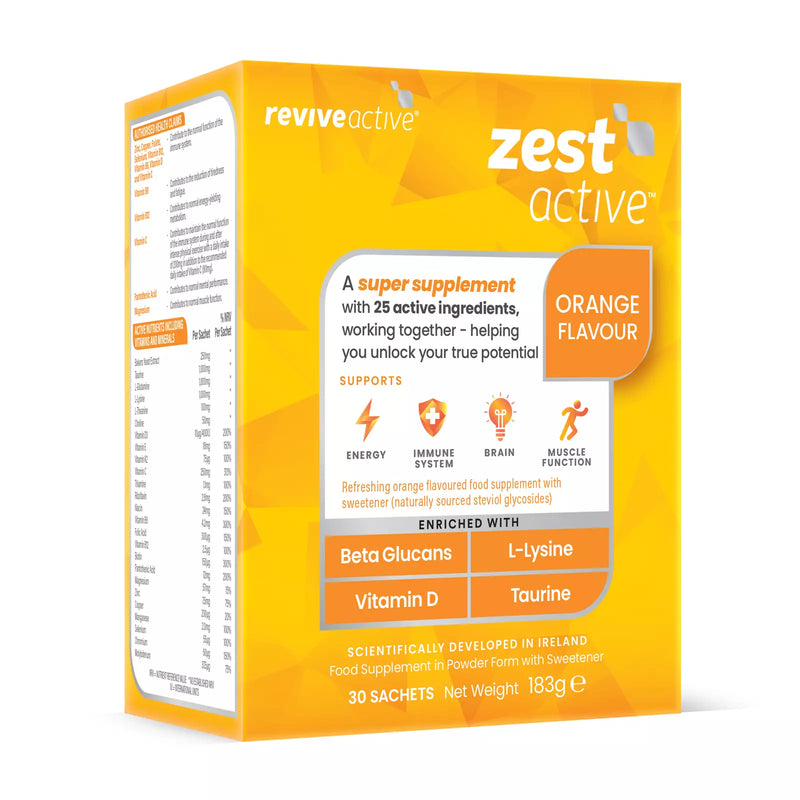 Zest Active Orange Sachets