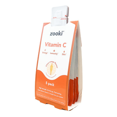 Zooki Vitamin C - Citrus Orange (5 Pack) storage