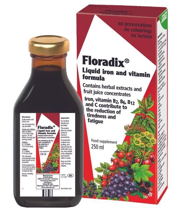 Floradix Herbal Iron Extract 250ml Kennedy&