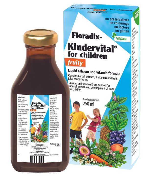 Floradix Kindervital for Children Fruity 250ml Kennedy&