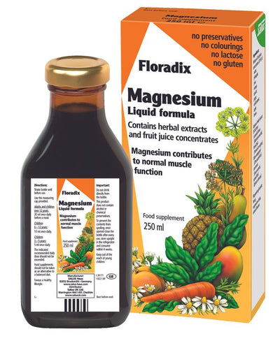 Floradix Magnesium Liquid Formula 250ml Kennedy's Pharmacy Rasharkin Dunloy Northern Ireland