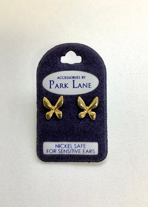 Park Lane Gold Butterfly Earrings