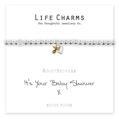 Life Charms Baby Shower Bracelet