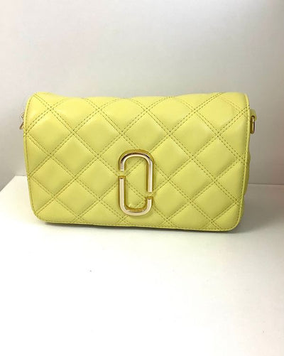 Jenny Glow Yellow Padded Handbag