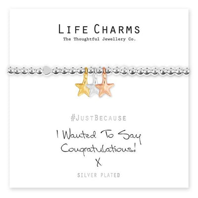 Life Charms Congrats Bracelet