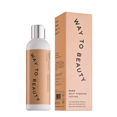 Way to Beauty Self Tanning Lotion (Dark) bottle and packaging
