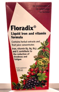 Floradix Liquid Iron And Vitamin Formula 500ml