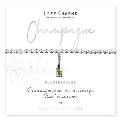 Life Charms Champagne Bracelet