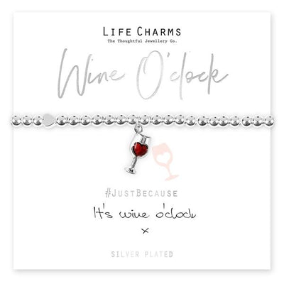 Life Charms Wine O'Clock Bracelet